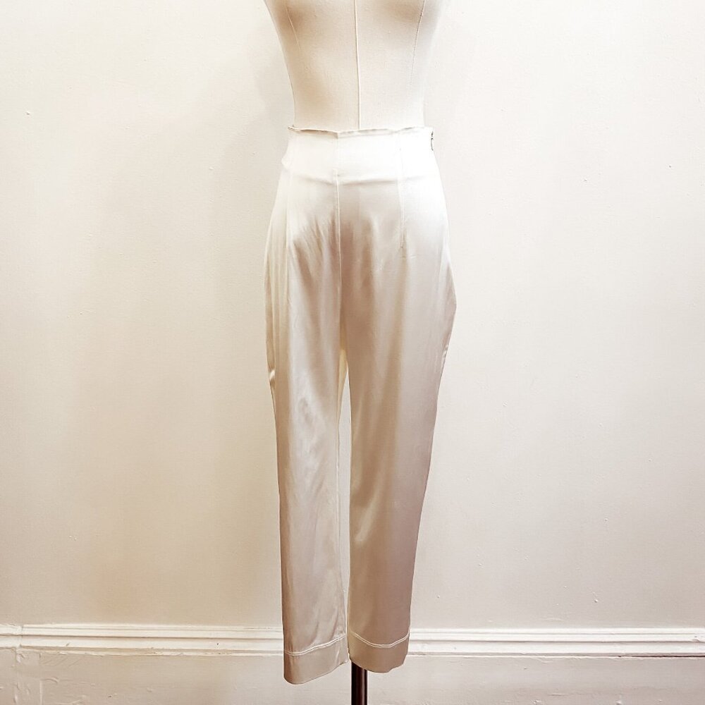 Moschino 90’s Cream Cigarette Pants